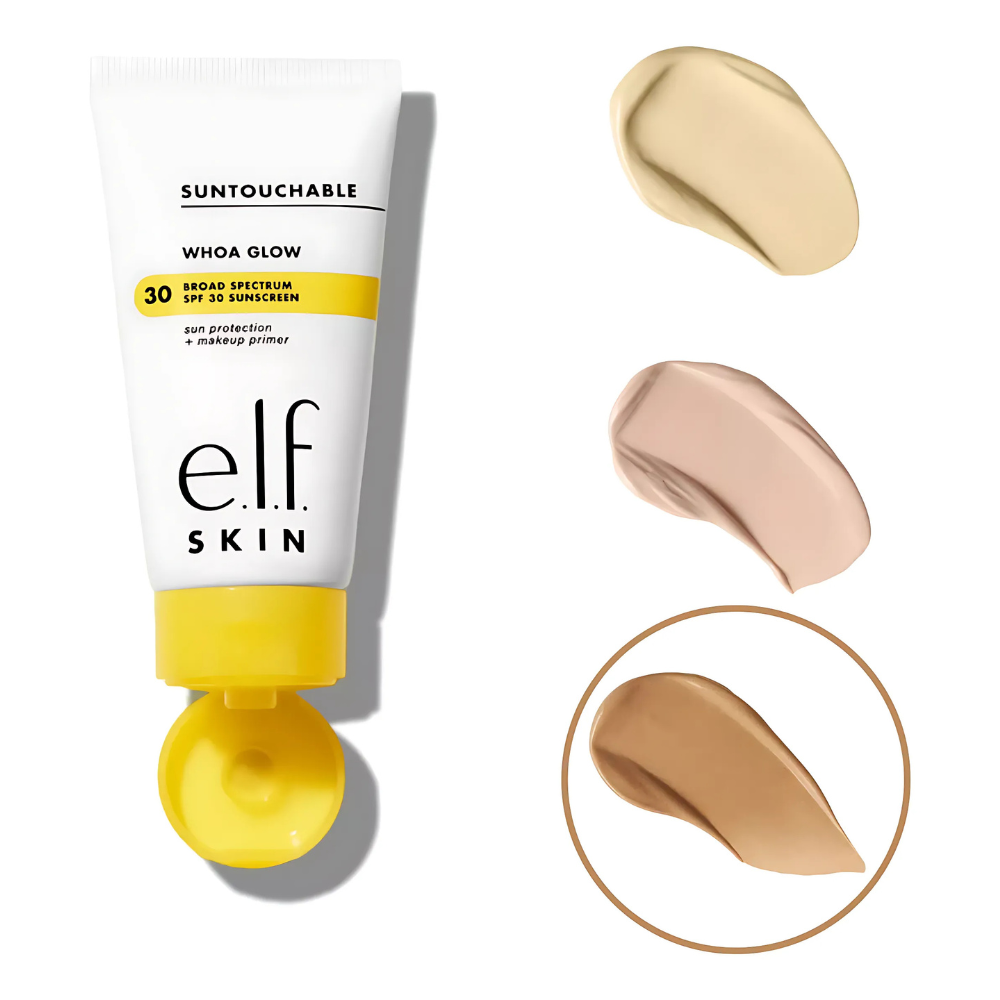 Suntouchable-Whoa-Glow-SPF-30 tonos